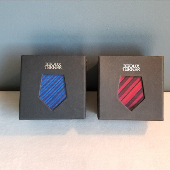 2 - NWT BIJOUX TERNER GENUINE SILK TIE - TIES - Picture 5 of 5